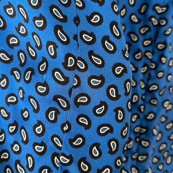 Maje Ilona Playsuit Leopard Print Satin V-Neck Ruched Front Romper size 38 - Picture 9 of 10